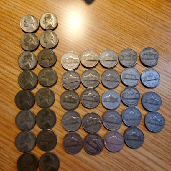 1943 P Silver War Nickles - Picture 1 of 2